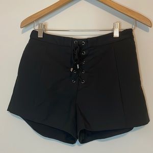 Ramy Brook Camden Lace Up Shorts Sz 4 like new
